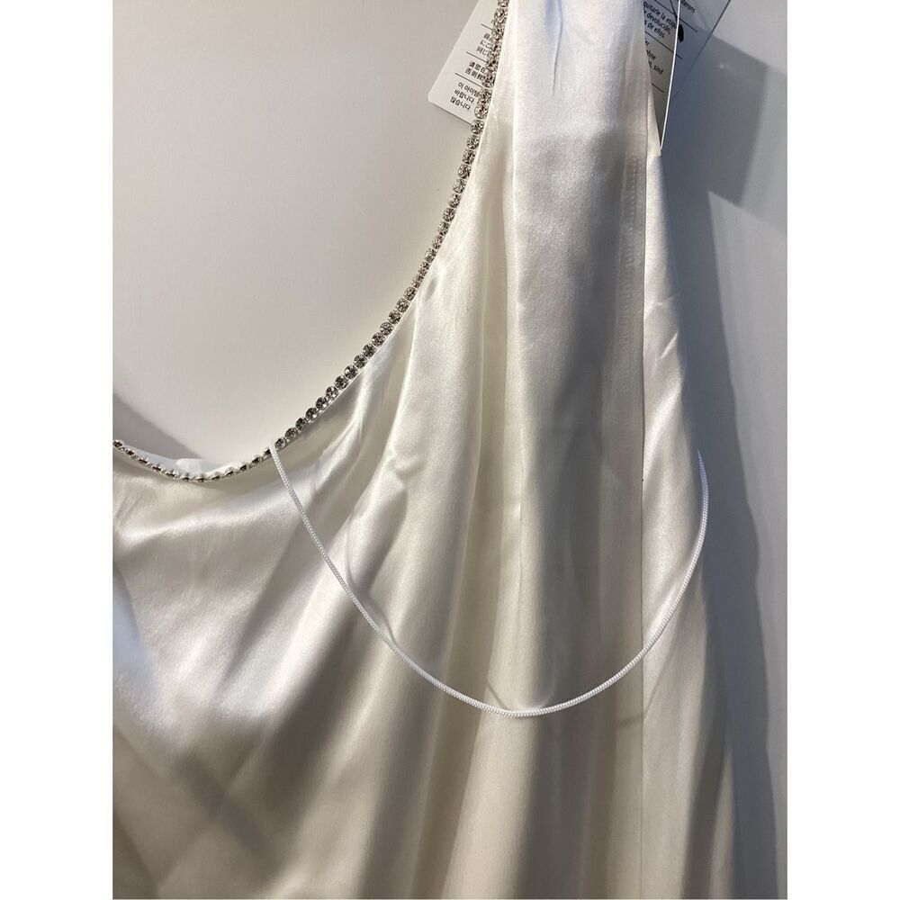 Michael LO Sordo symic cut out crystal embellished silk satin gown - Picture 13 of 16